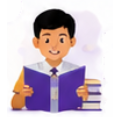 Murid membaca buku